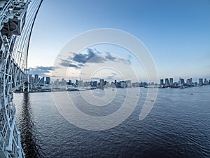 View From Rainbow Bridge, Tokyo, Japan, North Route photo